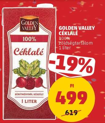 GOLDEN VALLEY CÉKLALÉ