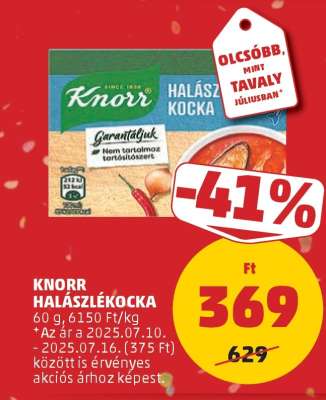 KNORR HALÁSZLÉKOCKA