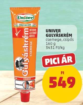 UNIVER Gulyáskrém