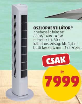 Oszlopventilátor