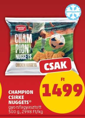 CHAMPION CSIRKE NUGGETS