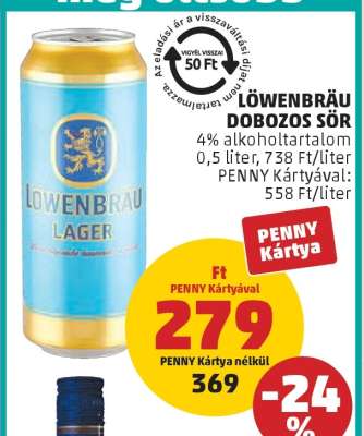 Löwenbräu Dobozos Sör