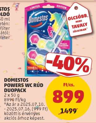 DOMESTOS POWERS WC RÚD DUOPACK