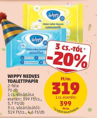 Wippy Nedves Toalettpapír