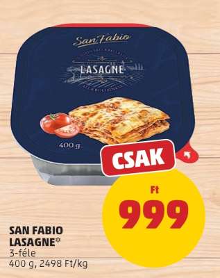 SAN FABIO LASAGNE