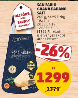 San Fabio Grana Padano Sajt
