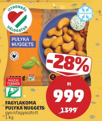 Fagylakoma Pulyka Nuggets