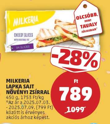Milkeria Lapka Sajt Növényi Zsírral