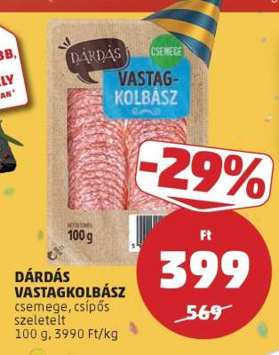 Dárdás Vastagkolbász