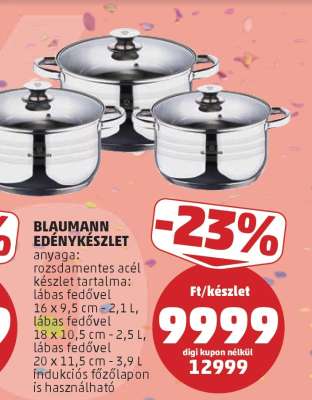 Blaumann Edénykészlet