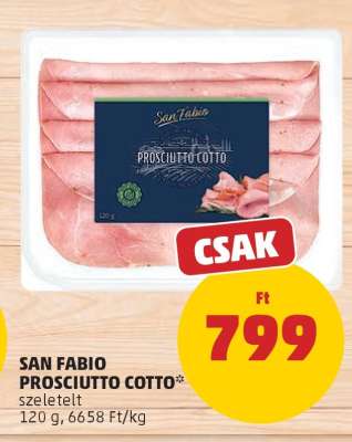 SAN FABIO PROSCIUTTO COTTO