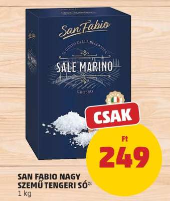 SAN FABIO NAGY SZEMŰ TENGERI SÓ