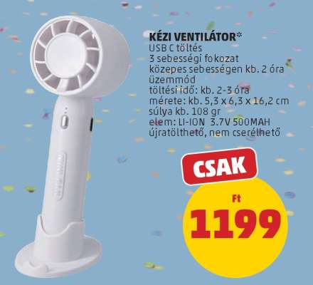Kézi ventilátor