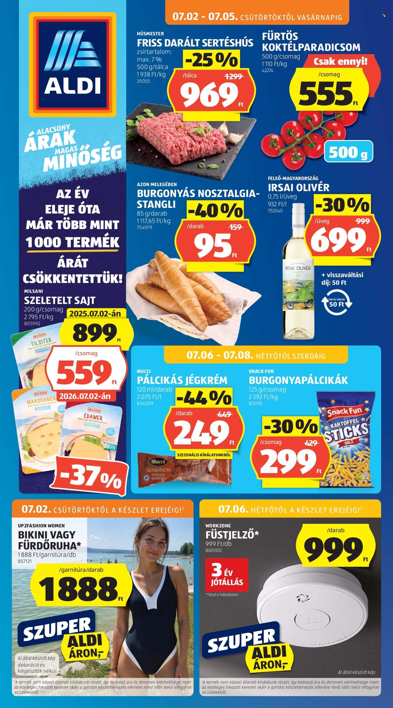 Aldi akciós újságok - 2026.07.02 - 2026.07.08. Oldal 1