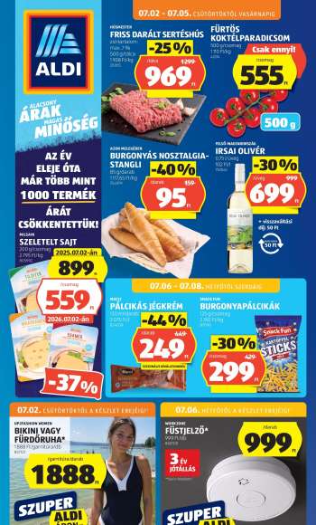 Újság Aldi - 2026.07.02 - 2026.07.08.
