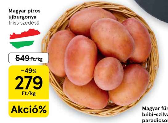 Magyar piros újburgonya