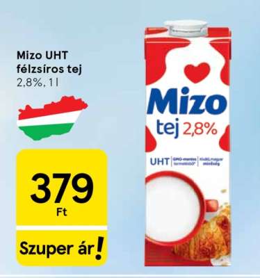 Mizo UHT félzsíros tej