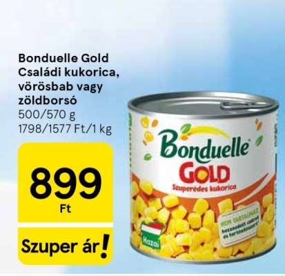 Bonduelle Gold Családi kukorica, vörösbab vagy zöldborsó