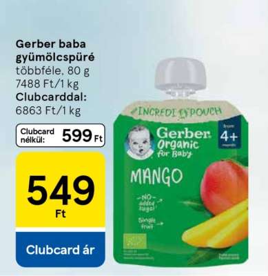 Gerber baba-gyümölcspüré