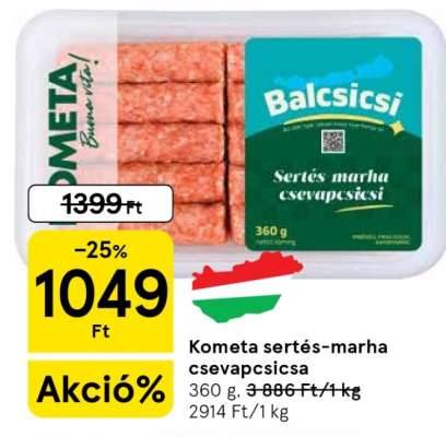 KOMETA Sertés-Marha Csevapcsicsa