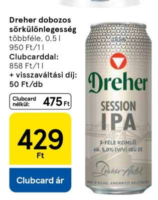 Dreher dobozos sörkülönlegesség