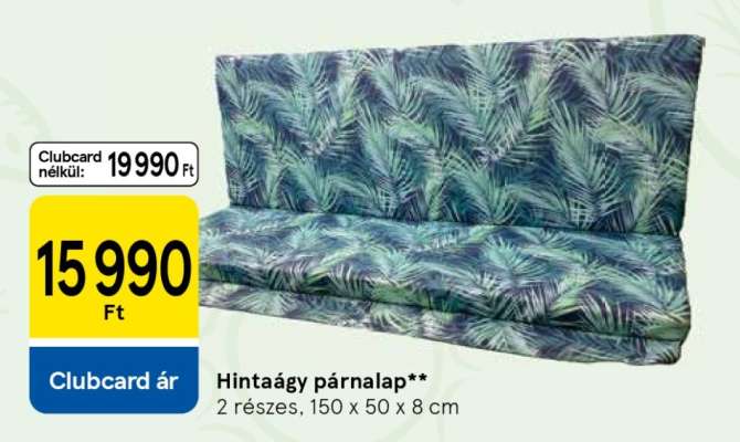Hintáágy párnalap