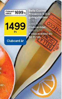 Bella Cucina Prosecco D.O.C gyöngyözőbor