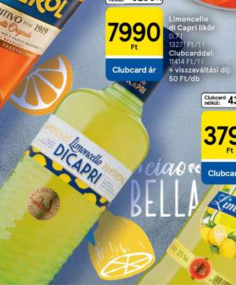 Limoncello di Capri likőr 0,7 l