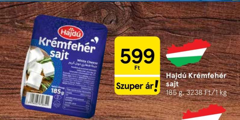 Hajdú Krémfehér Sajt