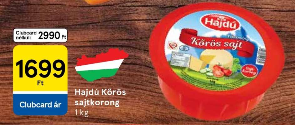 Hajdú Körös sajtkorong