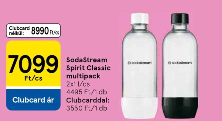 SodaStream Spirit Classic multipack