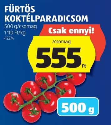 Fürtös koktélparadicsom