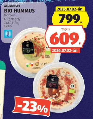 Wonnemeyer Bio Hummus