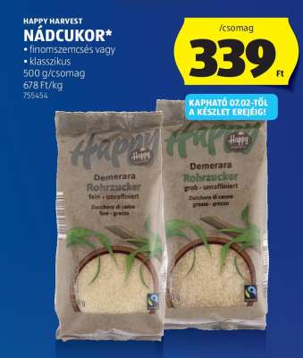 HAPPY HARVEST NÁDCUKOR