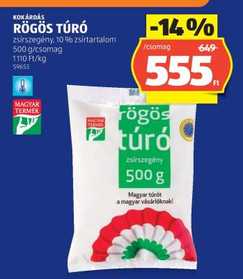 Kokárdás Rögös Túró