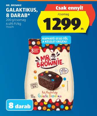 Mr. Brownie Galaktikus, 8 darab