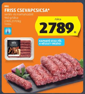 Friss csevapcsicsa