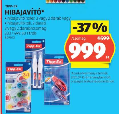 TIPP-EX HIBAJAVÍTÓ