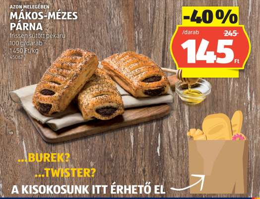 Mákos-Mézes Párna