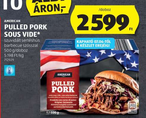 American Pulled Pork Sous Vide