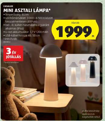 CASALUX MINI ASZTALI LÁMPA