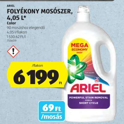 ARIEL FOLYÉKONY MOSÓSZER, 4,05 L