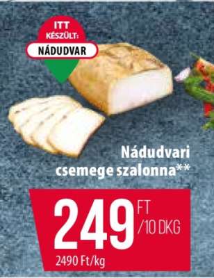 Nádudvari csemege szalonna