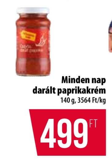 Minden nap darált paprikakrém