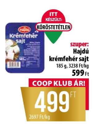 Hajdú Krémfehér Sajt