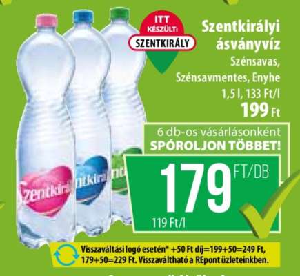 SZENTKIRÁLYI Ásványvíz
