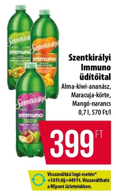 Szentkirályi Immuno üdítőital