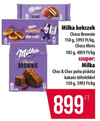 Milka kekszek