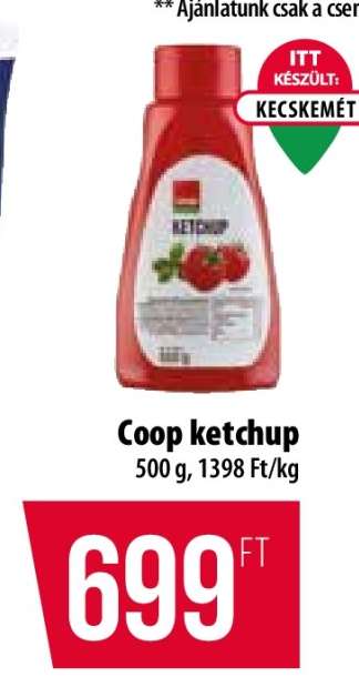 Coop ketchup