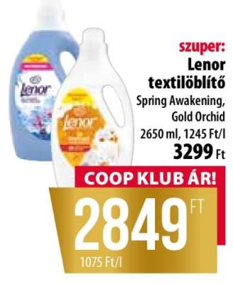 Lenor textilöblítő